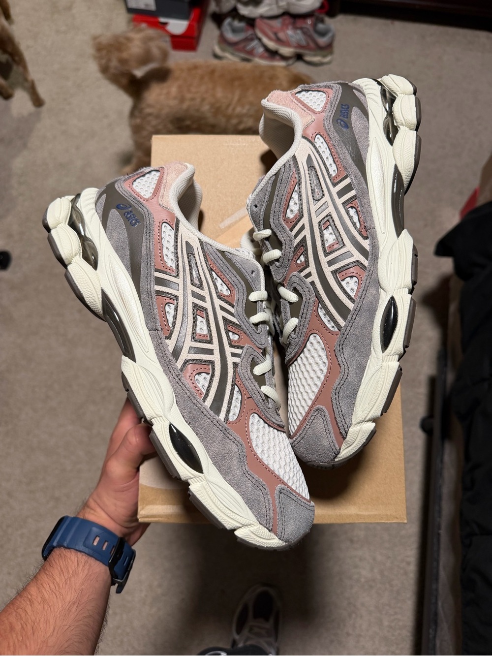 ASICS Gel-NYC ‘Birch Driftwood’ Men’s Low Top Sneakers 1203A897-200 - Picture 7 of 13